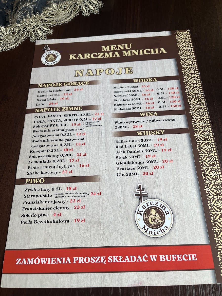 Menu Karczma Mnicha-4