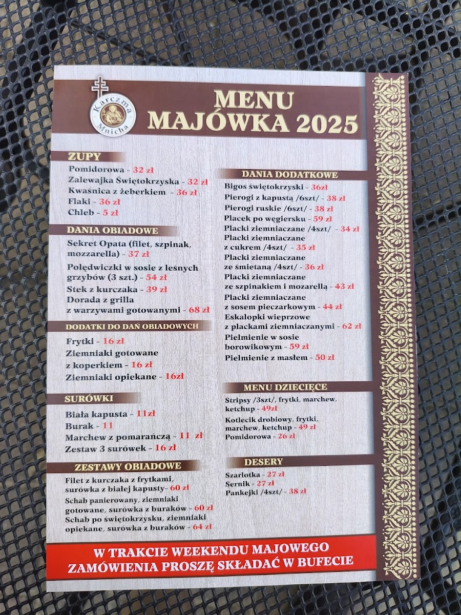 Menu Karczma Mnicha-9